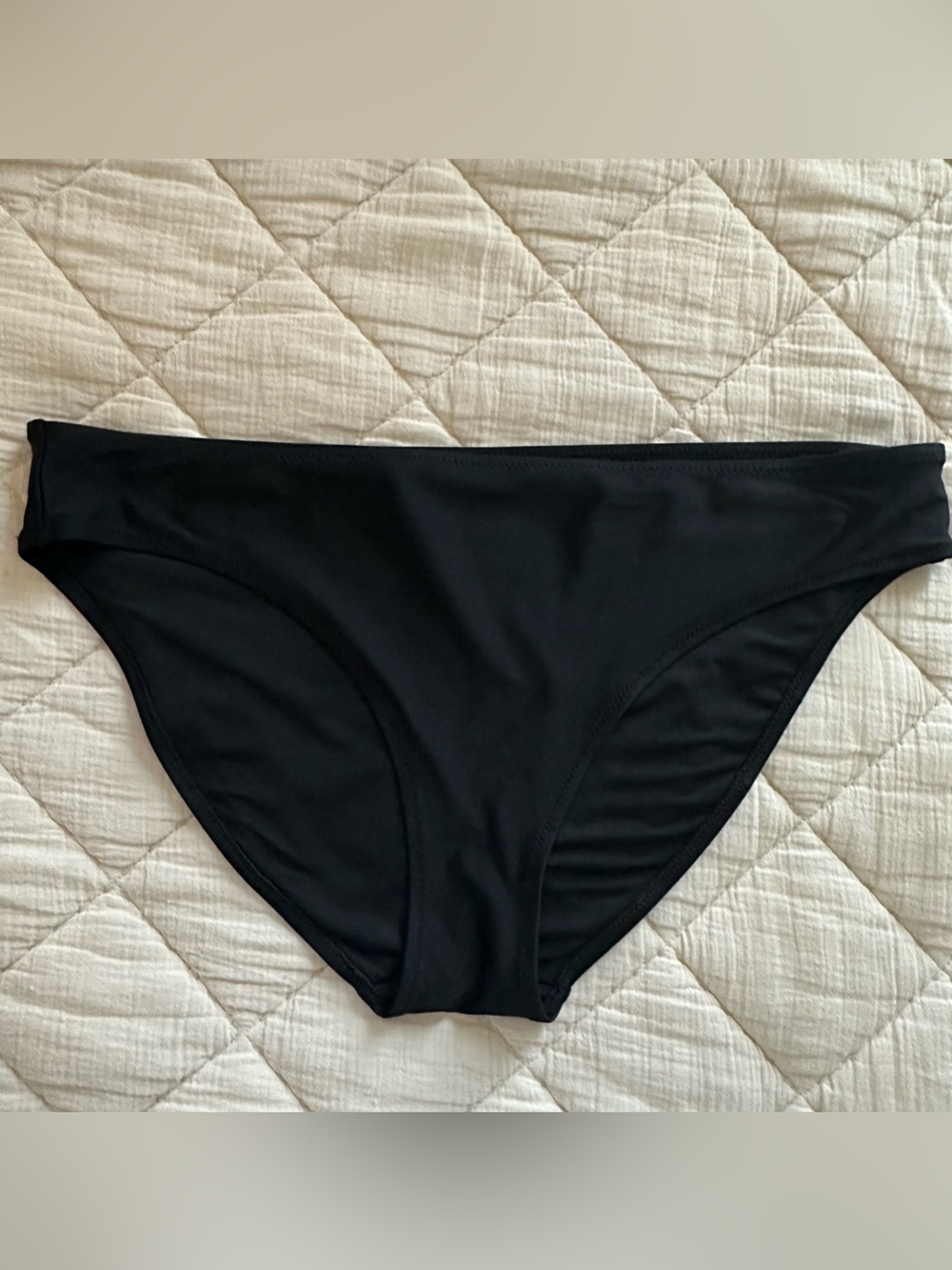 Aerie Black full coverage bikini bottoms XL